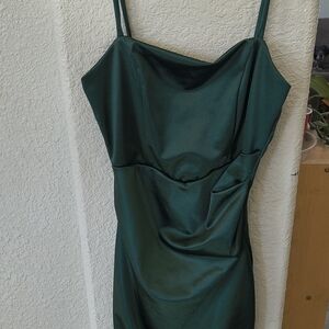 Elegant Green Mini Dress